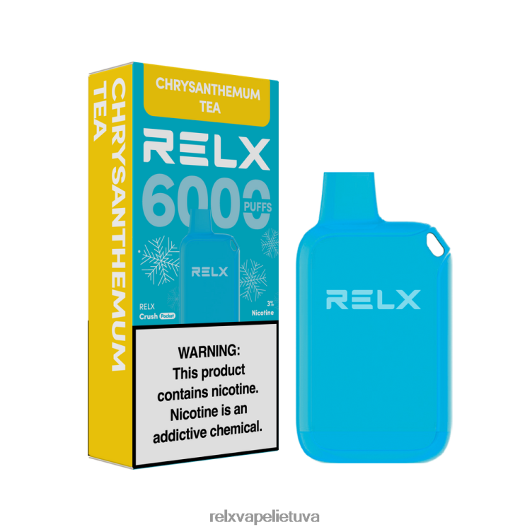 Relx Lietuva 8J288021 RELX Crush Pocket 6000 ledo chrizantemų arbata