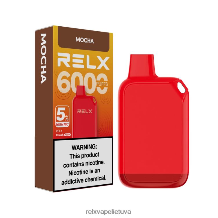 Relx Shop 8J288025 RELX Crush Pocket 6000 5% didelis nic moka